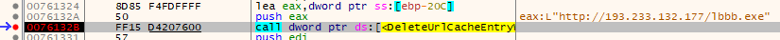 deletes URL Cache